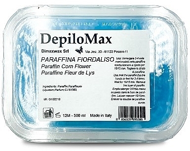 Kosmetisches Paraffin Kornblume - DimaxWax DepiloMax Parafin Corn Flower — Bild N1