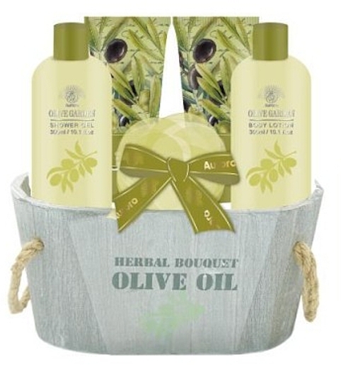 Körperpflegeset 6 St. - Aurora Herbal Bouquet Olive Oil — Bild N1
