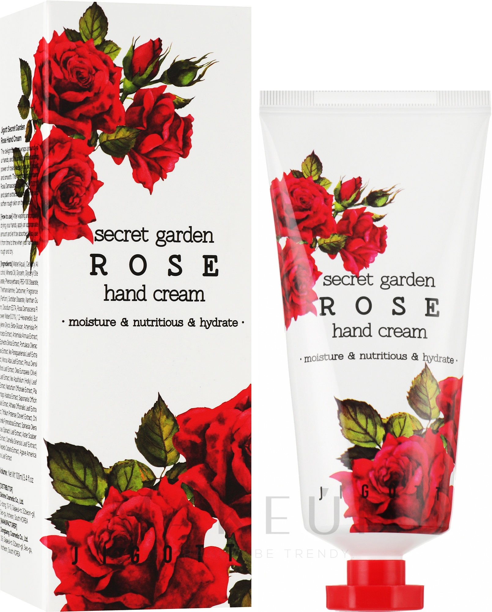Anti-Aging-Handcreme Damaszener Rose - Jigott Secret Garden Rose Hand Cream — Bild 100 ml
