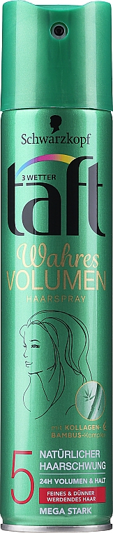 Haarlack "Volumen" Mega starker Halt - Schwarzkopf Taft Volume Hairspray  — Bild N2