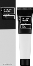 Creme für Gesicht, Augen und Hals - Coxir Black Snail Collagen All In One Eye Cream — Bild N2