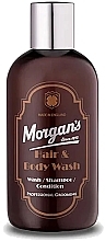 Düfte, Parfümerie und Kosmetik 3in1 Shampoo - Morgan's Hair & Body Wash