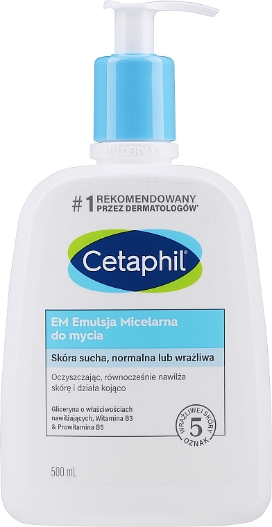 Reinigende Mizellenemulsion für Gesicht und Körper - Cetaphil EM Micellar Emulsion — Bild N1