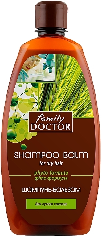 Shampoo und Conditioner für trockenes Haar mit Sanddorn-Extrakt - Family Doctor — Bild N1