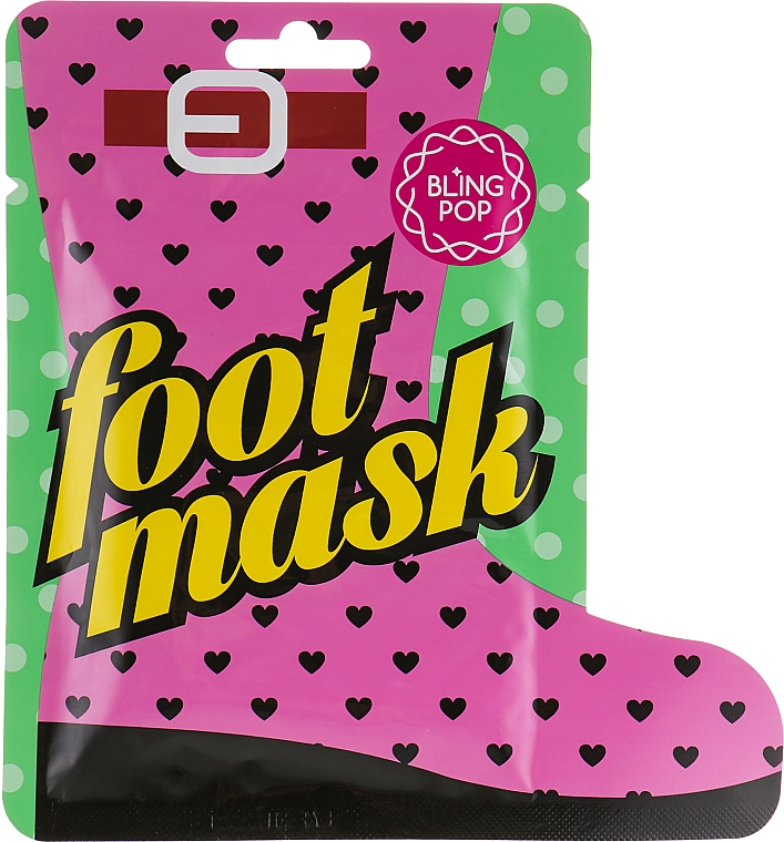 Sockenmaske für die Pediküre mit Sheabutter - Bling Pop Shea Butter Healing Foot Mask