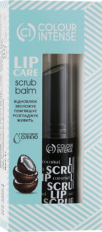 Revitalisierendes Lippenpeeling mit Kokosnuss - Colour Intense Lip Care Scrub Balm — Bild N1