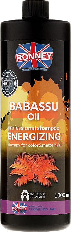 GESCHENK! Shampoo für coloriertes Haar mit Babassuöl - Ronney Professional Babassu Oil Energizing Shampoo — Bild N2