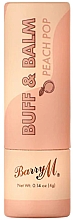 Düfte, Parfümerie und Kosmetik Lippenbalsam-Peeling Pfirsich - Barry M Buff & Balm Peach Pop