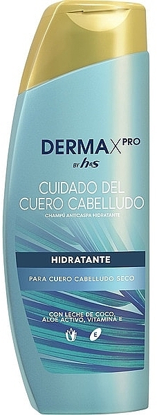 Feuchtigkeitsspendendes Anti-Schuppen-Shampoo - Head & Shoulders Derma X Pro Scalp Care Hydration Anti-Dandruff Shampoo — Bild N2