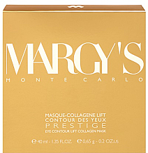 Düfte, Parfümerie und Kosmetik Lifting-Patches für die Augenpartie mit Kollagen - Margys Monte Carlo Eye Contour Lift Collagen Mask