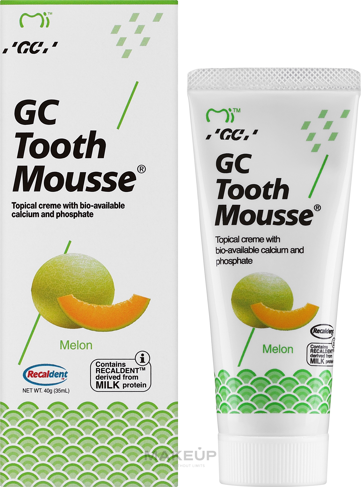 Zahncreme ohne Fluorid - GC Tooth Mousse Melon — Bild 35 ml