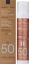 Sonnenschutzcreme für das Gesicht SPF 50 - Korres Red Grape Sunscreen Face Cream SPF50 — Bild N2