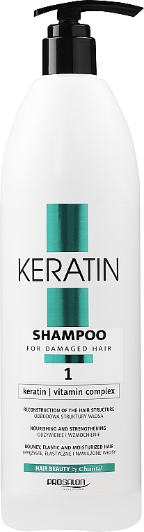 Shampoo mit Keratin für strapaziertes Haar - Prosalon Keratin Shampoo