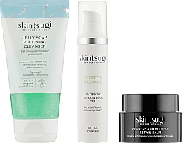 Set - Skintsugi Maskne Skin Routine (gel/50ml + balm/30ml + gel/soap/150ml) — Bild N2