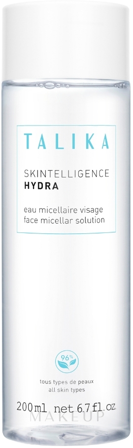 Feuchtigkeitsspendendes Mizellen-Reinigungswasser für das Gesicht - Talika Skintelligence Hydra Face Micellar Solution — Bild 200 ml