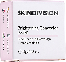 Concealer-Balsam mit Glanzeffekt - SkinDivision Brightening Concealer (Balm) — Bild N3
