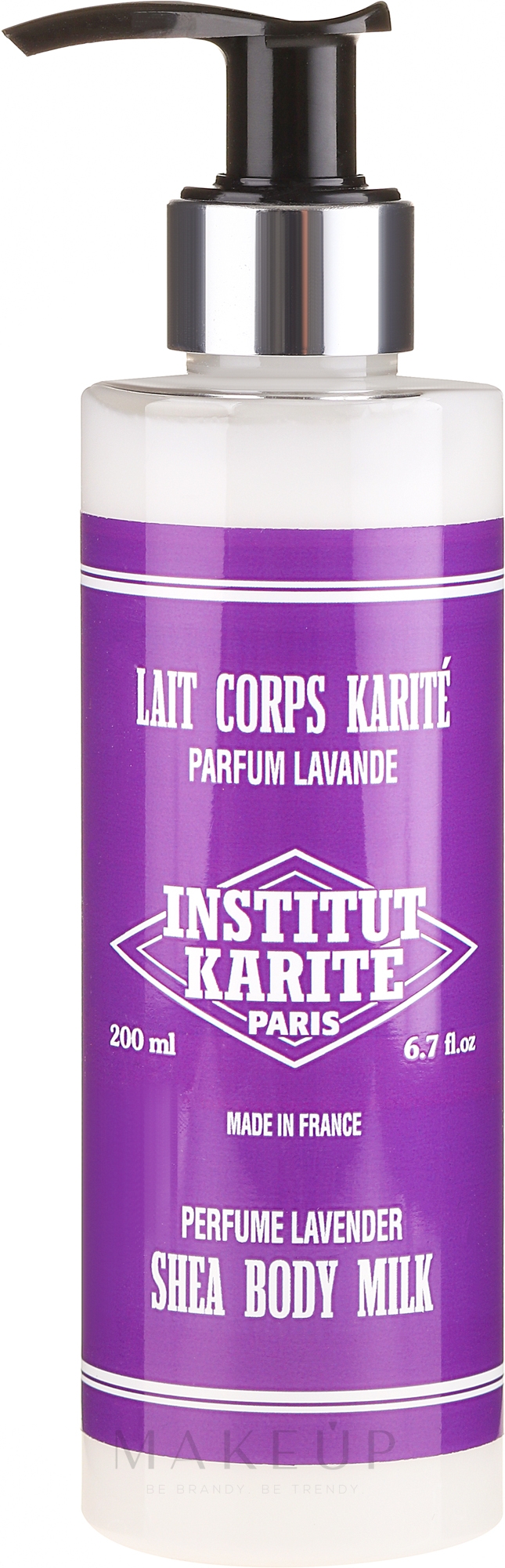 Körpermilch Lavendel - Institut Karite Lavender Shea Body Milk — Bild 200 ml