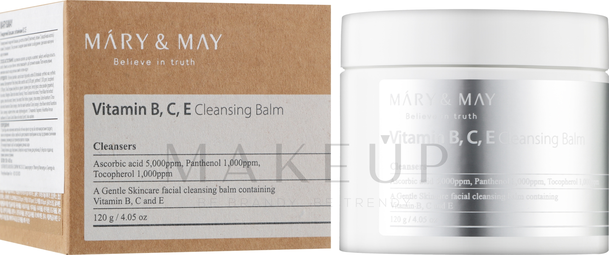 Reinigungsbalsam mit Vitamin B, C und E - Mary & May Vitamine B.C.E Cleansing Balm — Bild 120 g