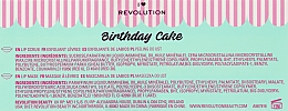 Set - I Heart Revolution Lip Care Duo Birthday Cake (lip/scrub/20g + lip mask/20ml) — Bild N3