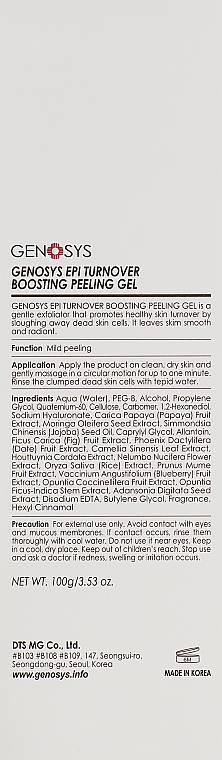 Peeling-Gel zur Erneuerung der Haut - Genosys EPI Turnover Boosting Peeling Gel — Bild N3