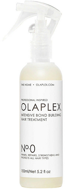 Intensiv regenerierende und stärkende Haarbehandlung mit Zerstäuber für alle Haartypen - Olaplex №0 Intensive Bond Building Hair Treatment — Bild N1