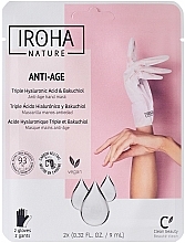 Verjüngende Handmaske - Iroha Anti-Age Triple Hyaluronic Acid & Bakuchiol Hand Mask — Bild N1