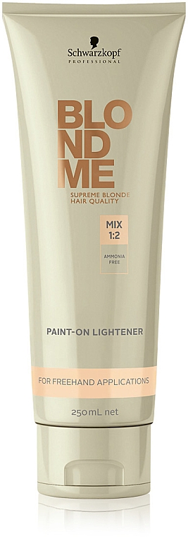 Ammoniak-freier Creme Aufheller - Schwarzkopf Professional BlondMe Paint-On Lightener — Bild N1