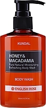 Duschgel mit englischer Rose - Kundal Honey & Macadamia Body Wash English Rose — Bild N5