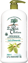 Creme-Duschgel mit Mandelmilch - Le Petit Olivier Extra Gentle Almond Milk Shower Creams — Bild N1