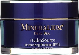 Düfte, Parfümerie und Kosmetik Feuchtigkeitsspendende und schützende Gesichtscreme für normale bis trockene Haut SPF 15 - Mineralium Dead Sea Hydra Source Moisturizing Protector SPF15