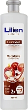 Cremige Flüssigseife mit Macadamia-Extrakt (Nachfüller) - Lilien Macadamia Cream Soap — Bild N1