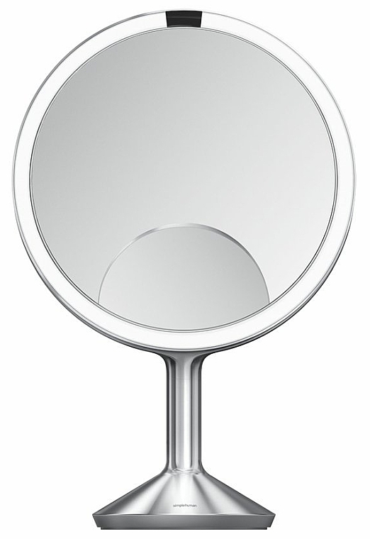 Runder sensorischer Spiegel 25 cm  - Simplehuman Sensor Mirror Trio Max Stainless Steel — Bild N2