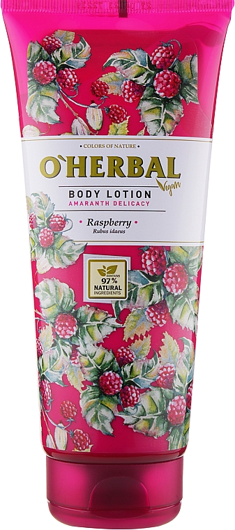 Körperlotion mit Himbeere - O’Herbal Body Lotion Raspberry — Bild N1