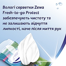 Feuchttücher 10 St. - Zewa Protect Wipes — Bild N2