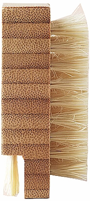 Körperpflegeset - Nudo Nature Made Bamboo Essentials (Wattestäbchen 200St. + Haarkamm 1St. + Nagelbrüste 1St. + Zahnbürste 1St. + Tasche 1St.) — Bild N5
