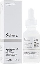 Düfte, Parfümerie und Kosmetik Gesichtsserum mit 10% Niacinamid und 1% Zink - The Ordinary Niacinamide 10% + Zinc PCA 1%
