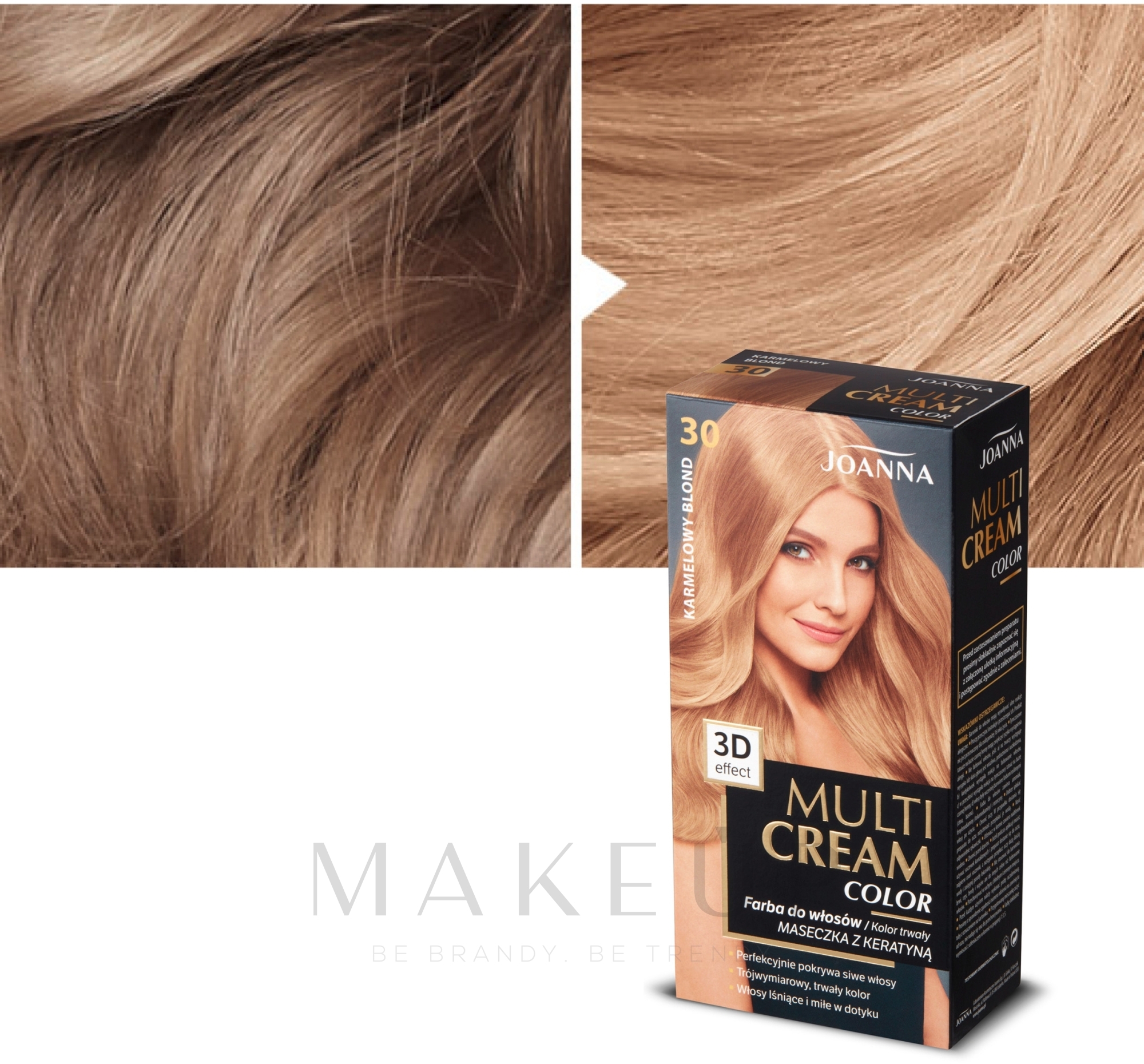 Haarfarbe - Joanna Hair Color Multi Cream Color — Foto 30 - Karamellblond