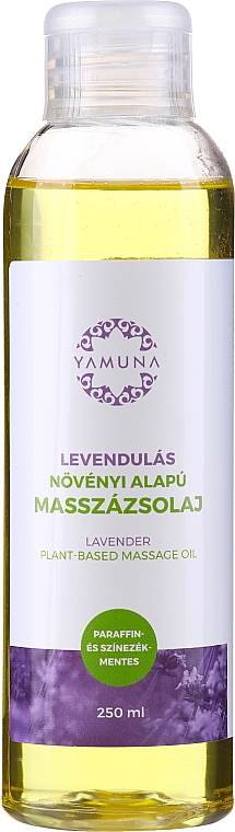 Massageöl mit Lavendel - Yamuna Lavender Plant Based Massage Oil — Bild N1