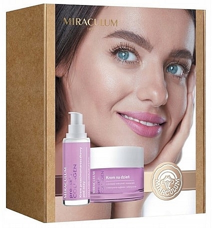 Gesichtspflegeset - Miraculum Collagen Pro-Skin Set (Gesichtscreme 50ml + Augencreme 15ml) — Bild N1