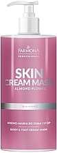 Düfte, Parfümerie und Kosmetik Creme-Maske für Körper- und Füße mit Pfingstrosenduft - Farmona Professional Skin Cream Mask Peony Essence