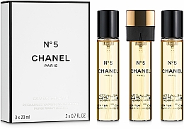 Düfte, Parfümerie und Kosmetik Chanel N5 - Eau de Toilette (3x20ml Refill)