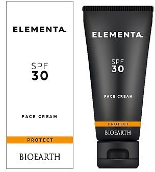 Schützende Gesichtscreme für alle Hauttypen - Bioearth Elementa SPF30 Face Cream  — Bild N2