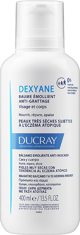 Balsam für sehr trockene und atopische Haut - Ducray Dexyane Baume Emolliente Anti-Grattage — Bild N1