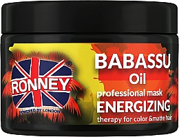 Energetisierende Haarmaske für coloriertes Haar mit Babassuöl - Ronney Mask Babassu Oil Energizing Therapy — Bild N1