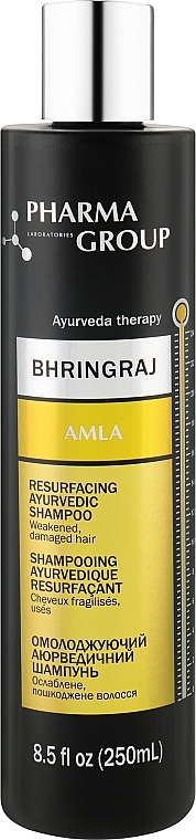 Regenerierendes Shampoo - Pharma Group Laboratories Bhringraj + Amla Resurfacing Shampoo — Bild N1