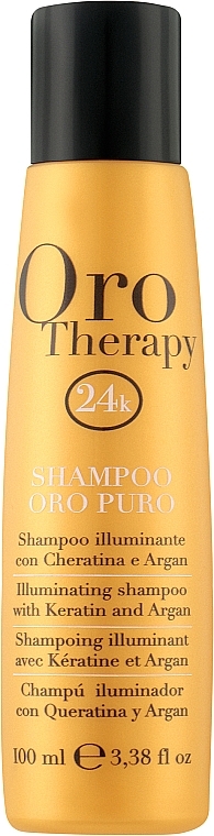 Shampoo mit Argan und Keratin für mehr Glanz - Fanola Oro Therapy Shampoo Oro Puro — Bild N3