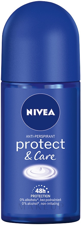 Deo Roll-on Antitranspirant - NIVEA Antyperspirant Protect Care Roll-On — Bild 50 ml