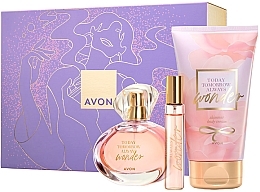 Düfte, Parfümerie und Kosmetik Avon TTA Wonder - Duftset (Eau de Parfum /50 ml + Eau de Parfum Mini /10 ml + Körperlotion /75 ml) 