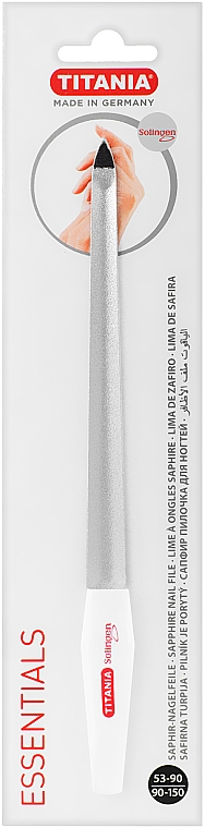 Saphir-Nagelfeile Größe 8 - Titania Soligen Saphire Nail File — Bild N1