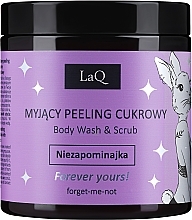 Düfte, Parfümerie und Kosmetik Körperpeeling mit Vergissmeinnicht - LaQ Body Scrub&Wash Peeling
